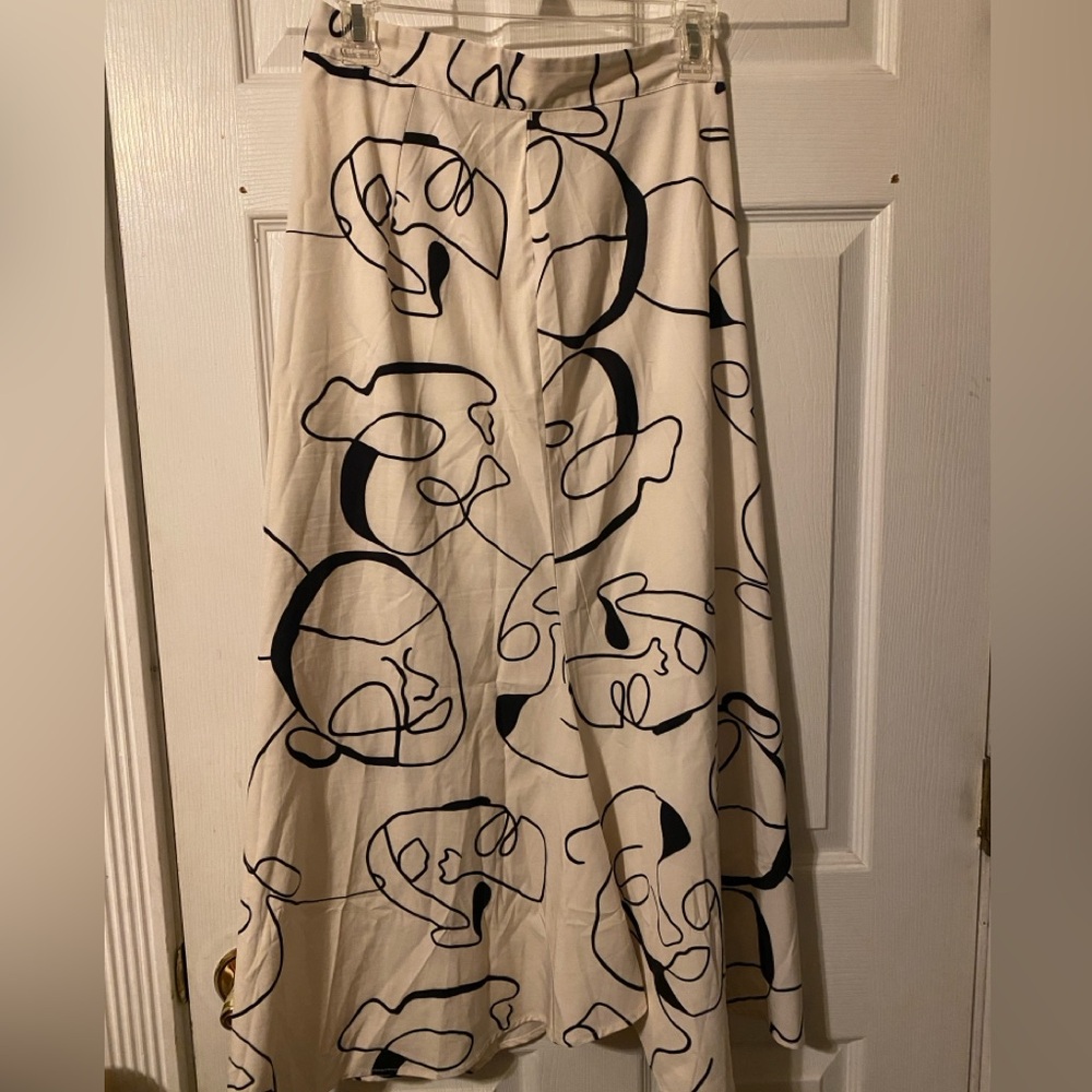 Small Cream and Black Skirt